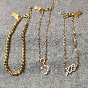 Kate Spade 14k bracelet set